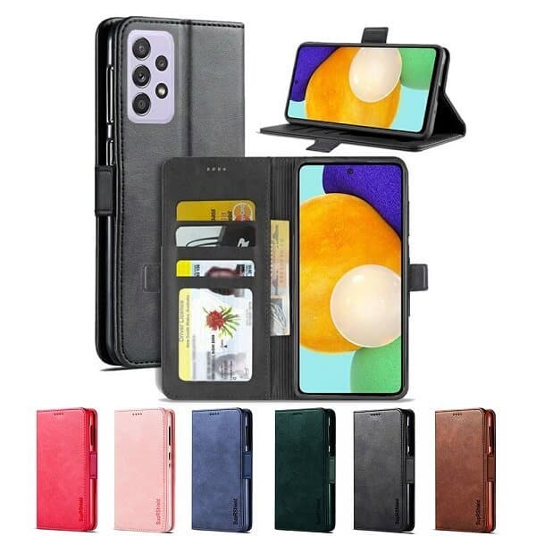 For Samsung Galaxy A52 A52s SupRShield Wallet Leather Card Holder Flip Protective Shockproof Magnetic Case Cover For Samsung Galaxy A52 A52s SupRShield Wallet Leather Card Holder Flip Protective Shockproof Magnetic Case Cover